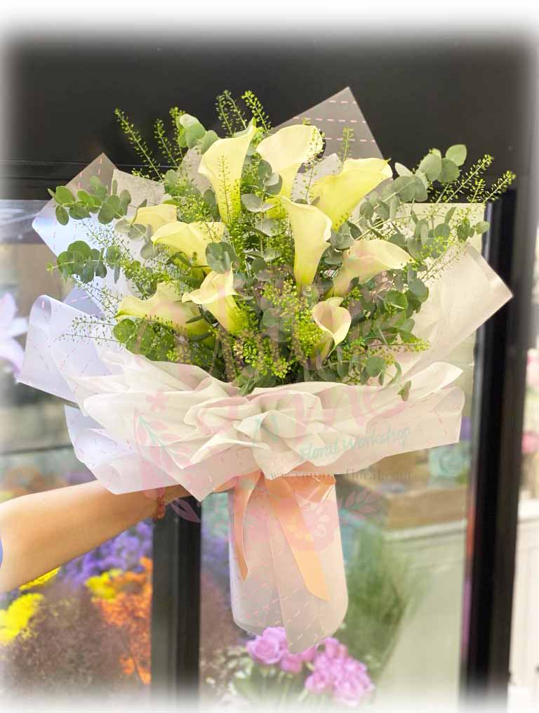 [Eternal Love] Calla Lily Bouquet