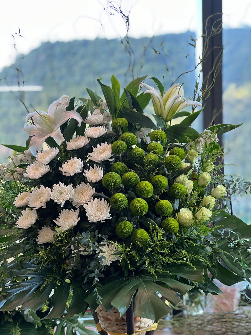 [Forever] Silk Flower Basket