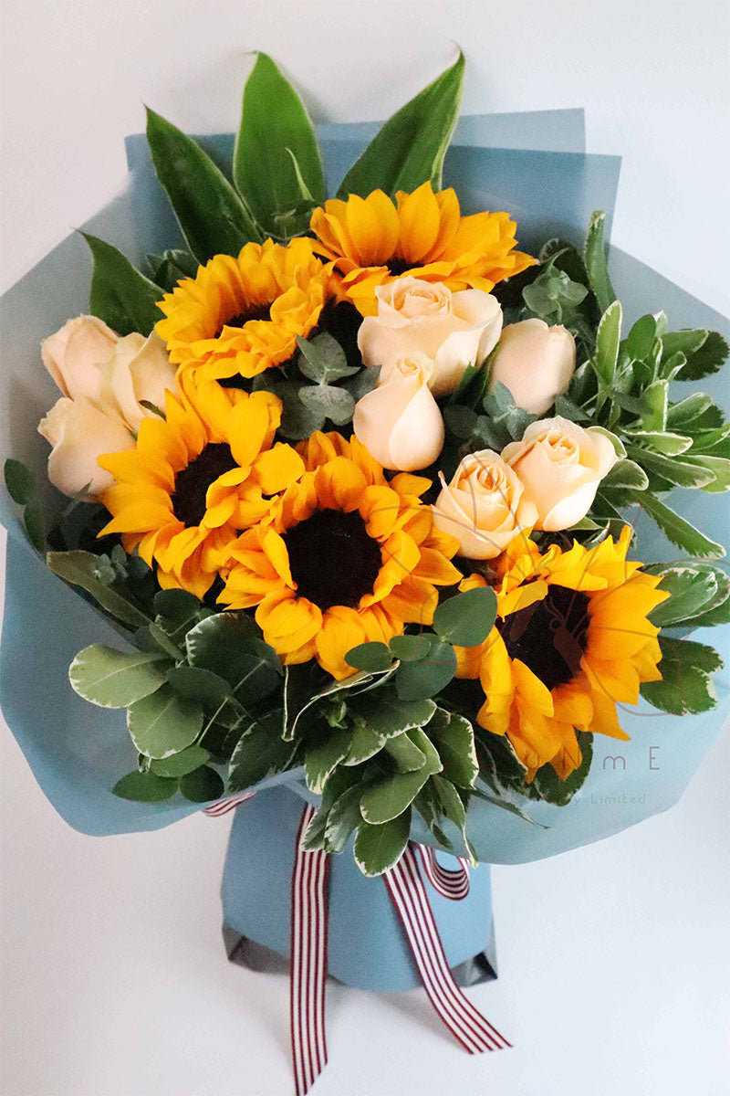 [Progress] Sunflower Graduation Bouquet