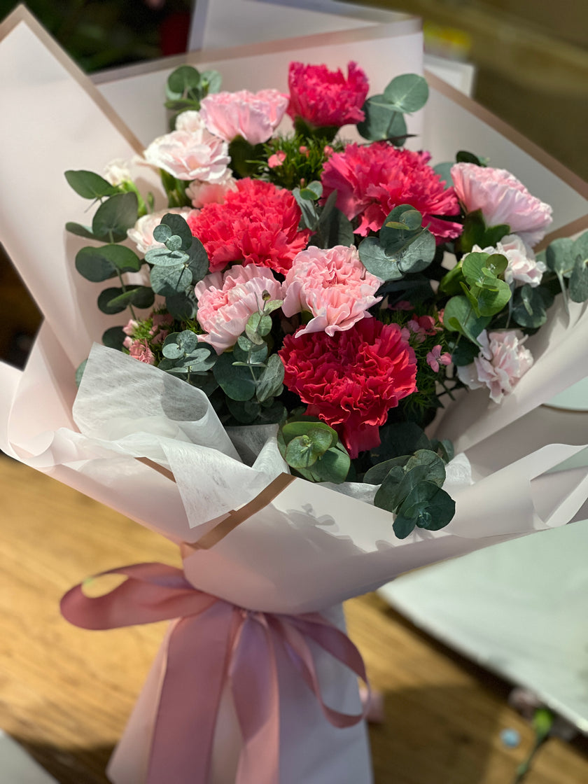 [Symphony of Love] 10 two-color carnation bouquet