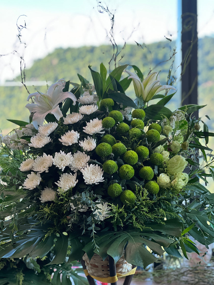 [Forever] Silk Flower Basket