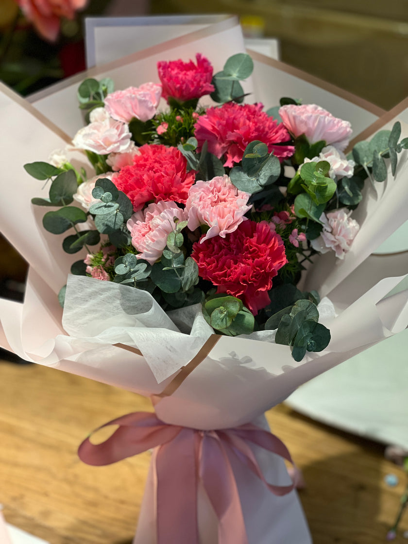 [Symphony of Love] 10 two-color carnation bouquet