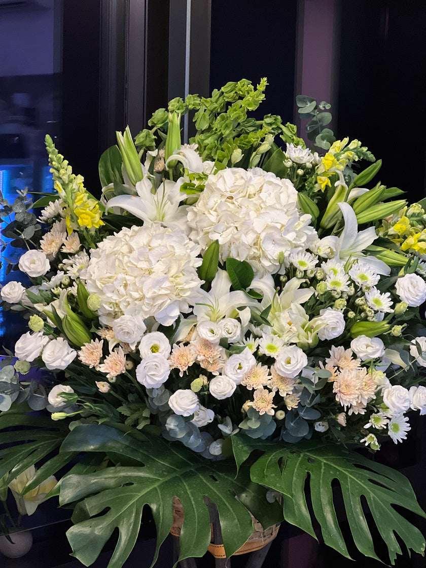 [Memories] Silk flower basket WB002