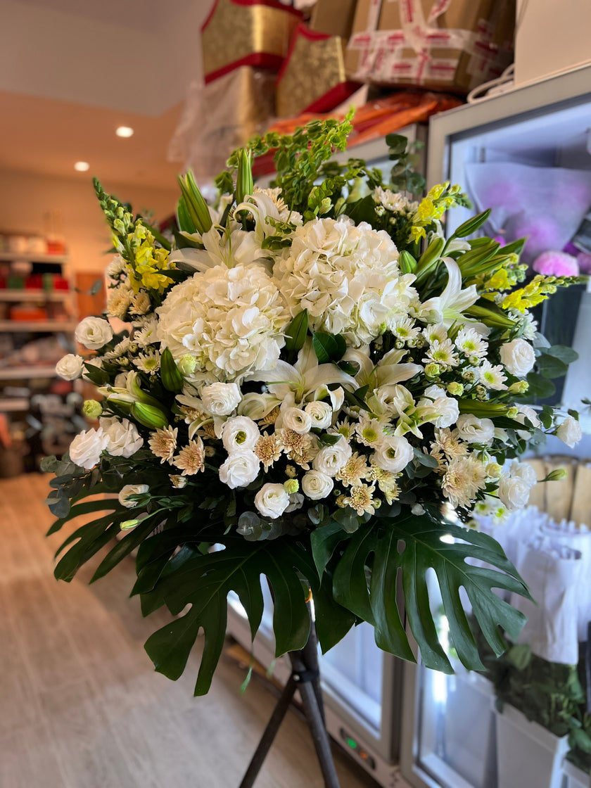 [Memories] Silk flower basket WB002