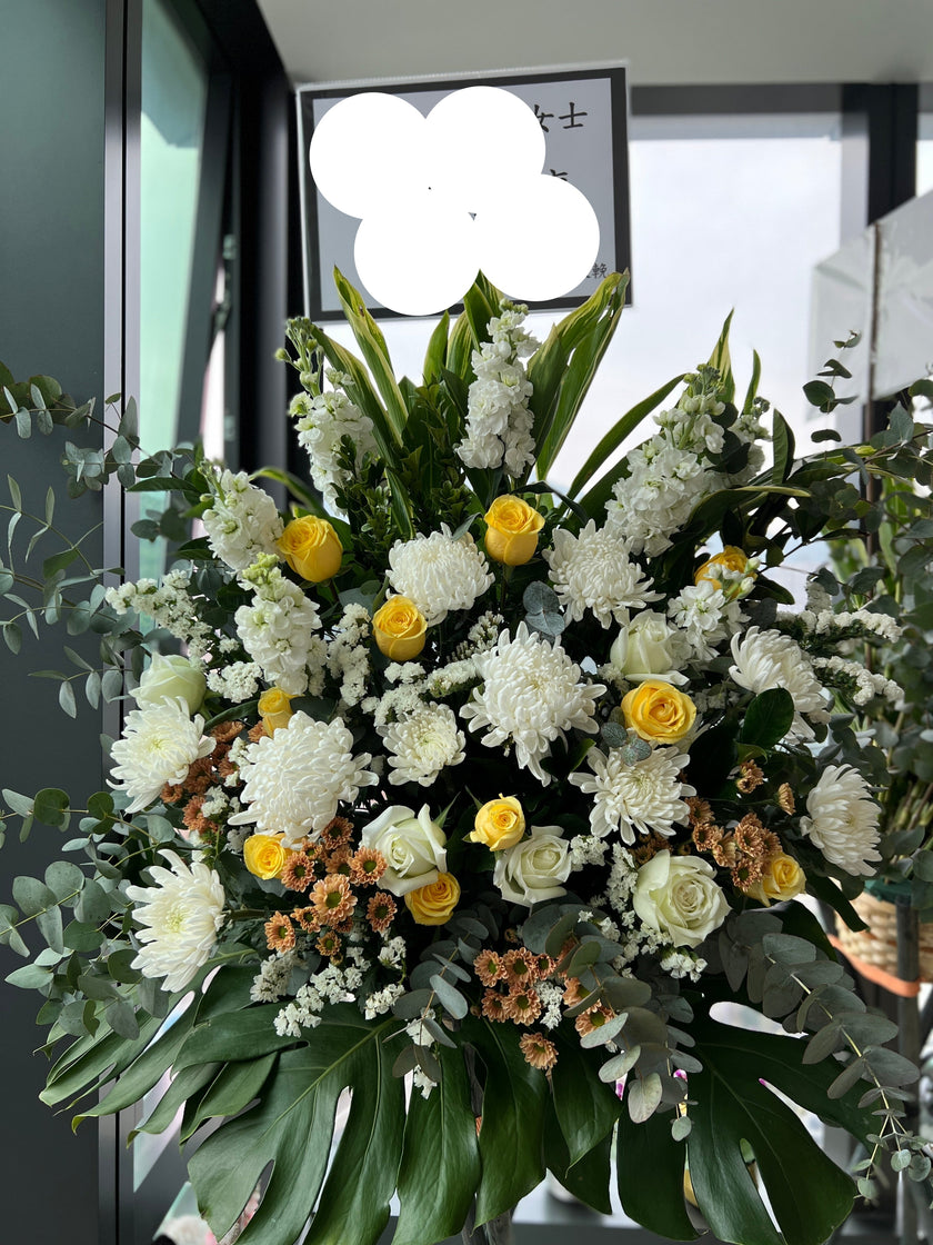 [Memories] Silk flower basket WB008