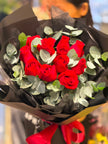 求婚紀念日送花推介11枝紅玫瑰香港網上花店