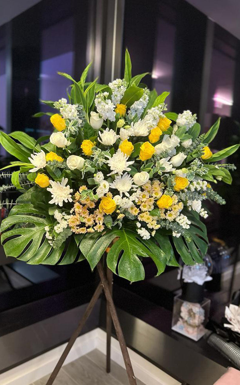 [Forever Thoughts] Silk Flower Basket (YNM-WD-B)