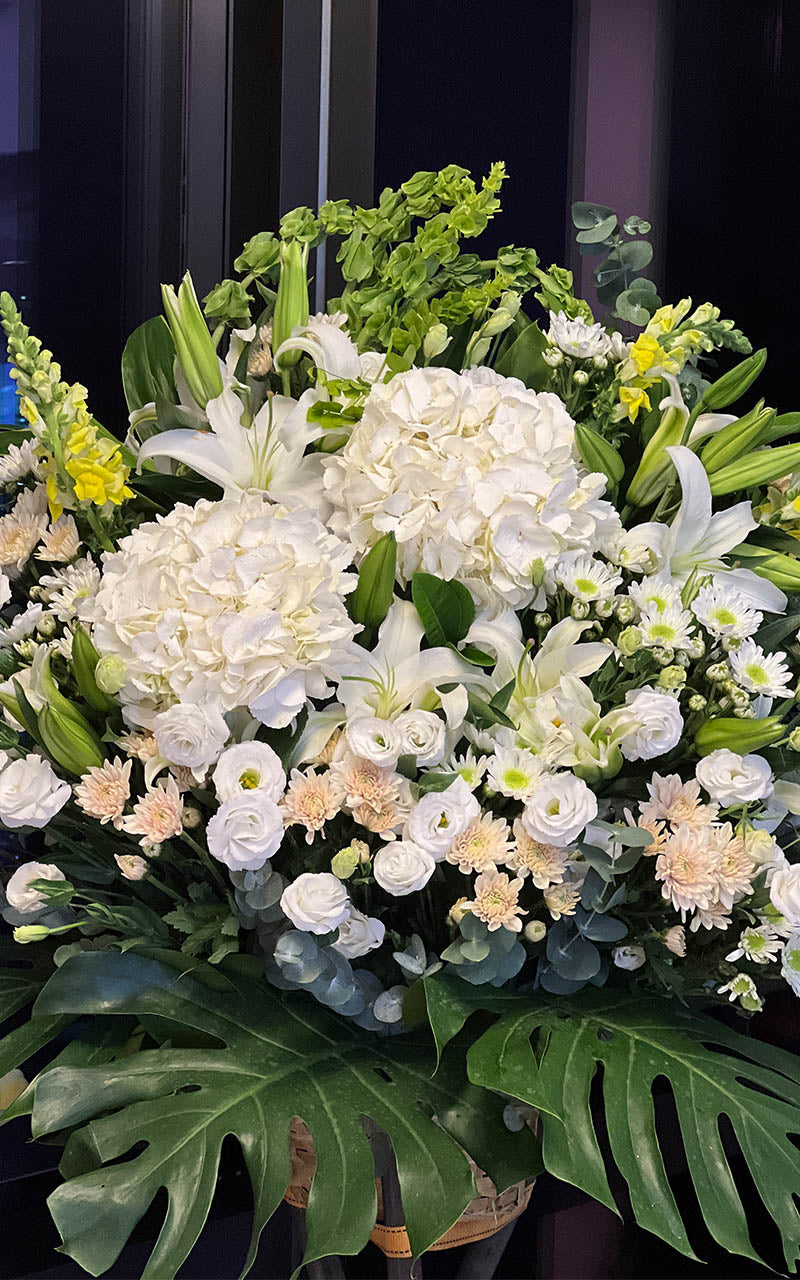 [Farewell] Silk Flower Basket (YNM-WD-C)