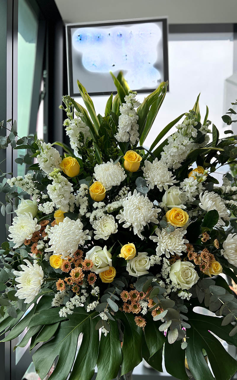 [Relief] Silk Flower Basket (YNM-WD-E)