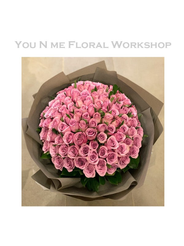 [I just want to hold you] 99 purple rose bouquets